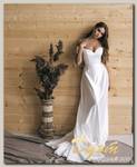 Свадебное платье Base dress 3 с бретелями (молоко)
